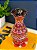Vaso - Cerâmica - Pintado à mão - Turquia - Vermelho e Laranja - 24CM - Imagem 2