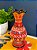 Vaso - Cerâmica - Pintado à mão - Turquia - Laranja - 24CM - Imagem 1