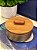 Pote - Aluminio e Madeira - Dourado e Marrom - P - Imagem 3