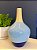 Vaso - Cerâmica - Branco e Azul - 30CM - Imagem 1