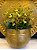 Cachepot em Alumínio - Dourado - 31CM - Imagem 1