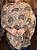 Pashmina de Viscose - Estampada - Dupla Face -  Preto e Bege - Imagem 3