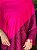 Pashmina de Viscose - Estampada - Pink e Preto - Imagem 2