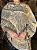 Pashmina de Viscose - Estampada - Dupla Face - Cinza e Bege - Imagem 3