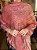 Pashmina de Viscose - Estampada - Rosa, Roxo e Laranja - Imagem 1
