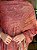Pashmina de Viscose - Estampada - Rosa, Roxo e Laranja - Imagem 2