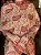 Pashmina de Viscose - Estampada - Dupla Face - Vermelha e Bege - Imagem 3