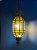Luminária de Teto - Metal e Vidro - Amarelo - Imagem 1