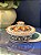 Tagine Saleiro Marroquino - Cerâmica - Pitando à mão - Laranja e Colorido - Imagem 1
