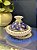 Tagine Saleiro Marroquino - Cerâmica - Pitando à mão - Roxo - Imagem 1