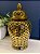 Potiche  - Cerâmica - Dourado - 38cm - Imagem 1