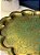 Bandeja - Metal - Dourado Envelhecido e Verde - Imagem 3