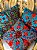 Kit 3 Capas de Almofadas - Bordadas - Azul e Vinho - Imagem 1