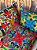 Kit 3 Capas de Almofadas - Bordadas - Azul e Marrom - Imagem 1