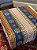 Banqueta Jacquard Turquia - Azul e Branco - Imagem 2