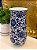 Vaso Cerâmica Azul e Branco 28CM - Imagem 2
