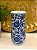 Vaso Cerâmica Azul e Branco 20CM - Imagem 1