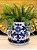 Cachepot em Ceramica - Azul - 25,5CM - Imagem 1