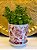Cachepot em Ceramica - Vermelho - 15,5CM - Imagem 1