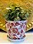Cachepot em Ceramica - Vermelho - 20,5CM - Imagem 1