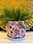 Cachepot em Ceramica - Vermelho - 25,5CM - Imagem 1
