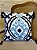 Almofada Com Enchimento - Bordada - Azul 45x45 - Imagem 1