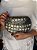 Bolsa Clutch em Metal - Prata e Madrepérola - Com Alça - Imagem 1