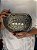 Bolsa Clutch em Metal - Prata e Madrepérola - Com Alça - Imagem 2