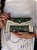 Bolsa Clutch em Metal  - Verde e Prata - Com Alça - Imagem 1