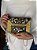 Bolsa Clutch em Metal - Madreperola e Dourado - Com Alça - Imagem 1
