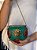 Mini Bolsa Clutch em Metal - Turquesa, Vermelho e Dourado - Com Alça - Imagem 2