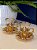 Copo Turco - Pares - Vidro Turquia - Com Apliques em Pedras - Dourado - Imagem 1