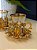 Copo Turco - Pares - Vidro Turquia - Com Apliques em Pedras - Dourado - Imagem 2