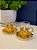 Copo Turco - Pares - Vidro Turquia - Dourado - Imagem 1
