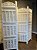 Biombo - Madeira - Branco - 4 Folhas - 2mts - Imagem 2