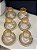 Jogo Copo Modelo Turco - Conjunto - 6pcs - Dourado - Imagem 3