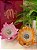 Kit 4 Bowls - Vitral - Rosa e Laranja - Imagem 1
