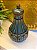Vaso Potiche Decorativo - Marroquino - Ceramica - Azul Vintage - 39cm - Imagem 2