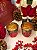 Kit 2 Porta Velas - Vidro - Turco - Vermelho - Imagem 2