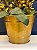 Cachepot em Alumínio - Dourado - 27CM - Imagem 2