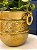 Cachepot em Alumínio - Dourado - 22CM - Imagem 2