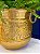 Cachepot em Alumínio - Martelado - Dourado - 26CM - Imagem 2