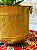Cachepot em Alumínio - Martelado - Dourado - 45CM - Imagem 3