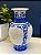Vaso - Cerâmica - Azul e Branco - 2CM - Imagem 1