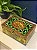 Caixa Decorativa - Porta Joias - Madeira - Pintado á Mão - Verde, Vermelho - 27X18CM - Imagem 2