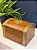 Baú Decorativo - Porta Joias - Madeira - Pintado á Mão - 26X18CM - Imagem 1