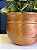 Cachepot em Alumínio - Relevo - Cobre - 25CM - Imagem 2