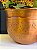 Cachepot em Alumínio - Relevo - Cobre - 31CM - Imagem 2