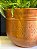 Cachepot em Alumínio - Relevo - Cobre - 36CM - Imagem 2