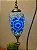 Luminária Turca Mosaico Gota Azul - Imagem 2
